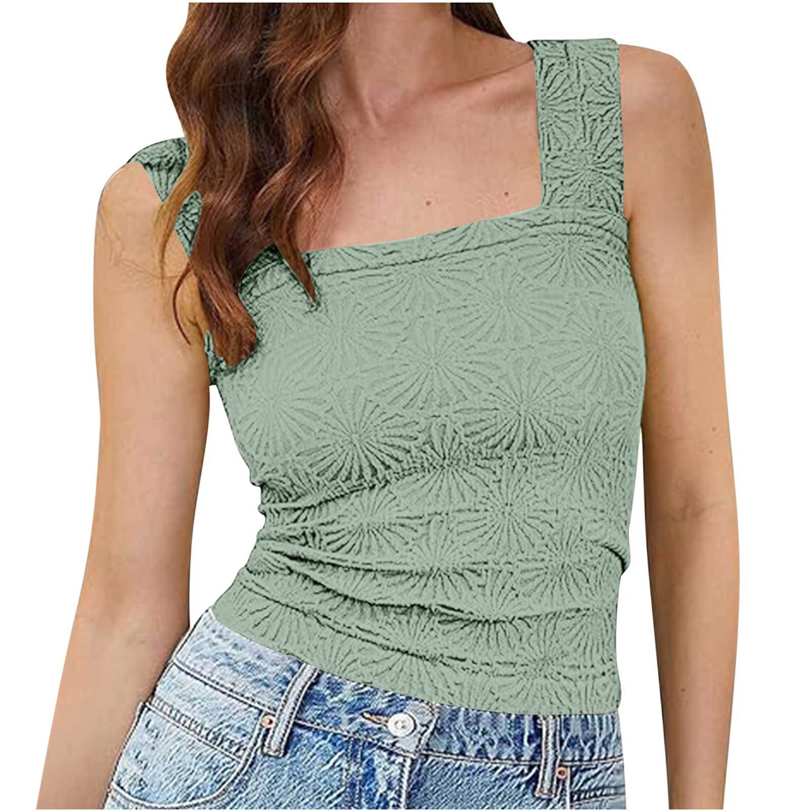 New Slim Fit Square Neck Vest