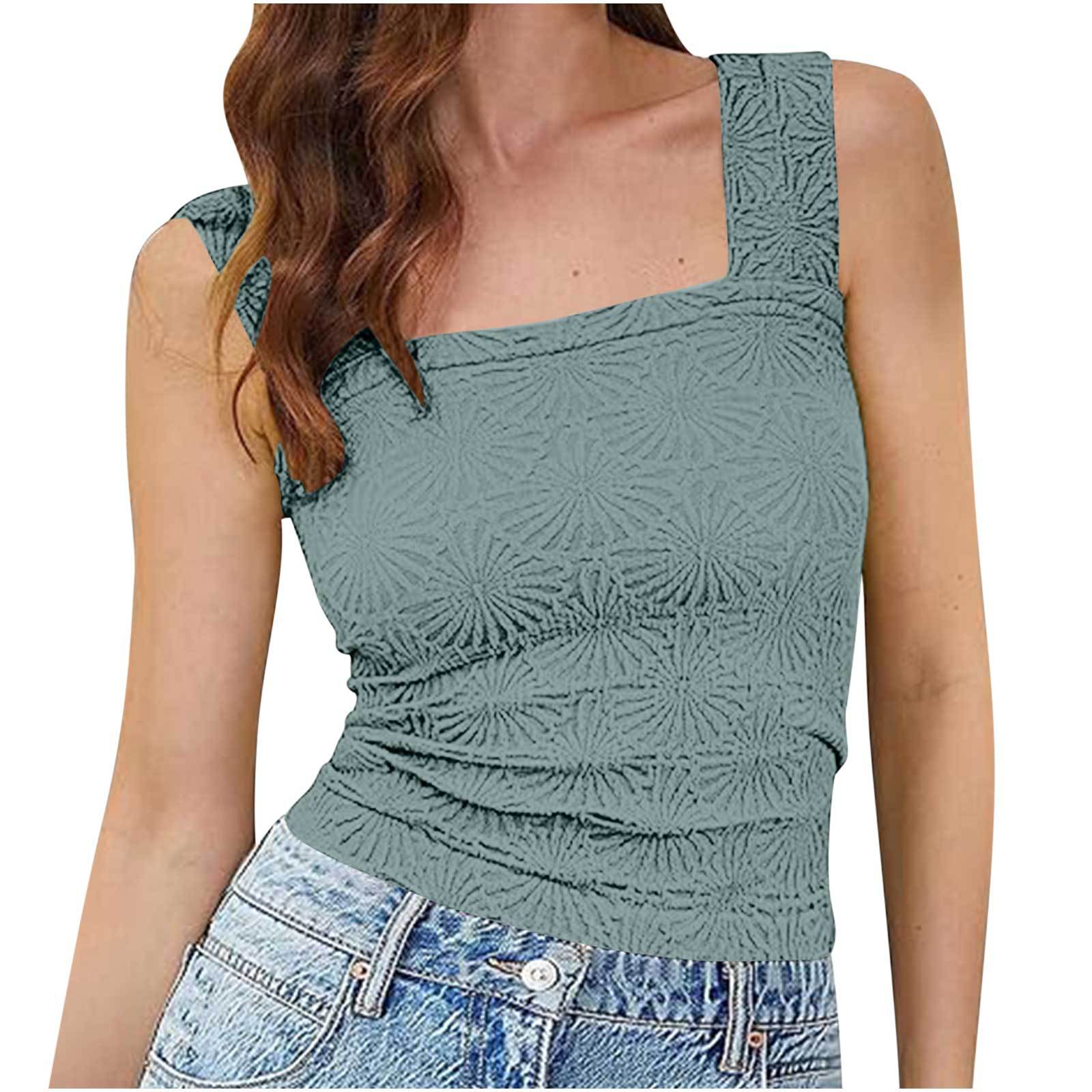 New Slim Fit Square Neck Vest