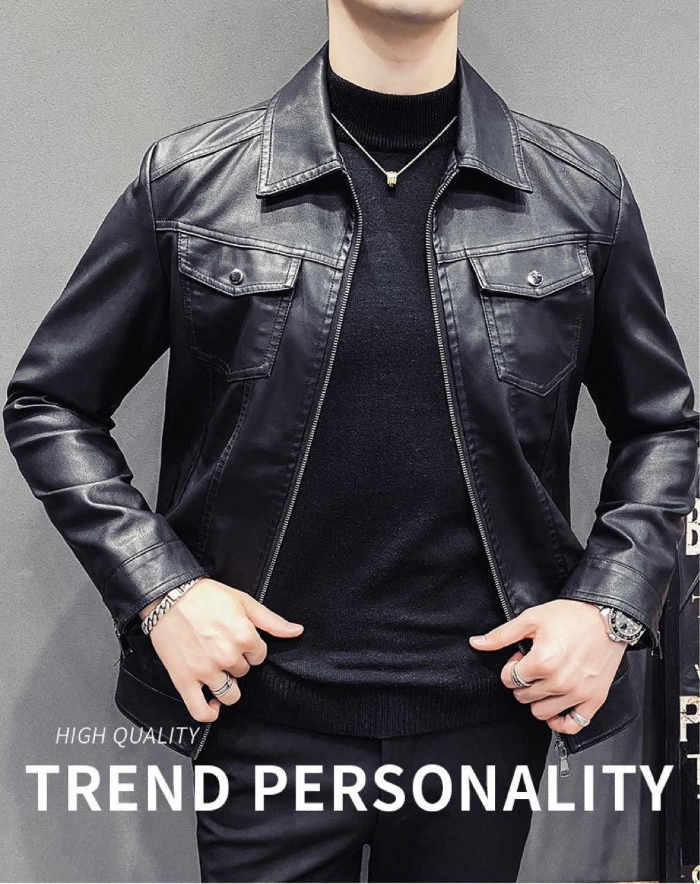 Fall Winter Men Quilted