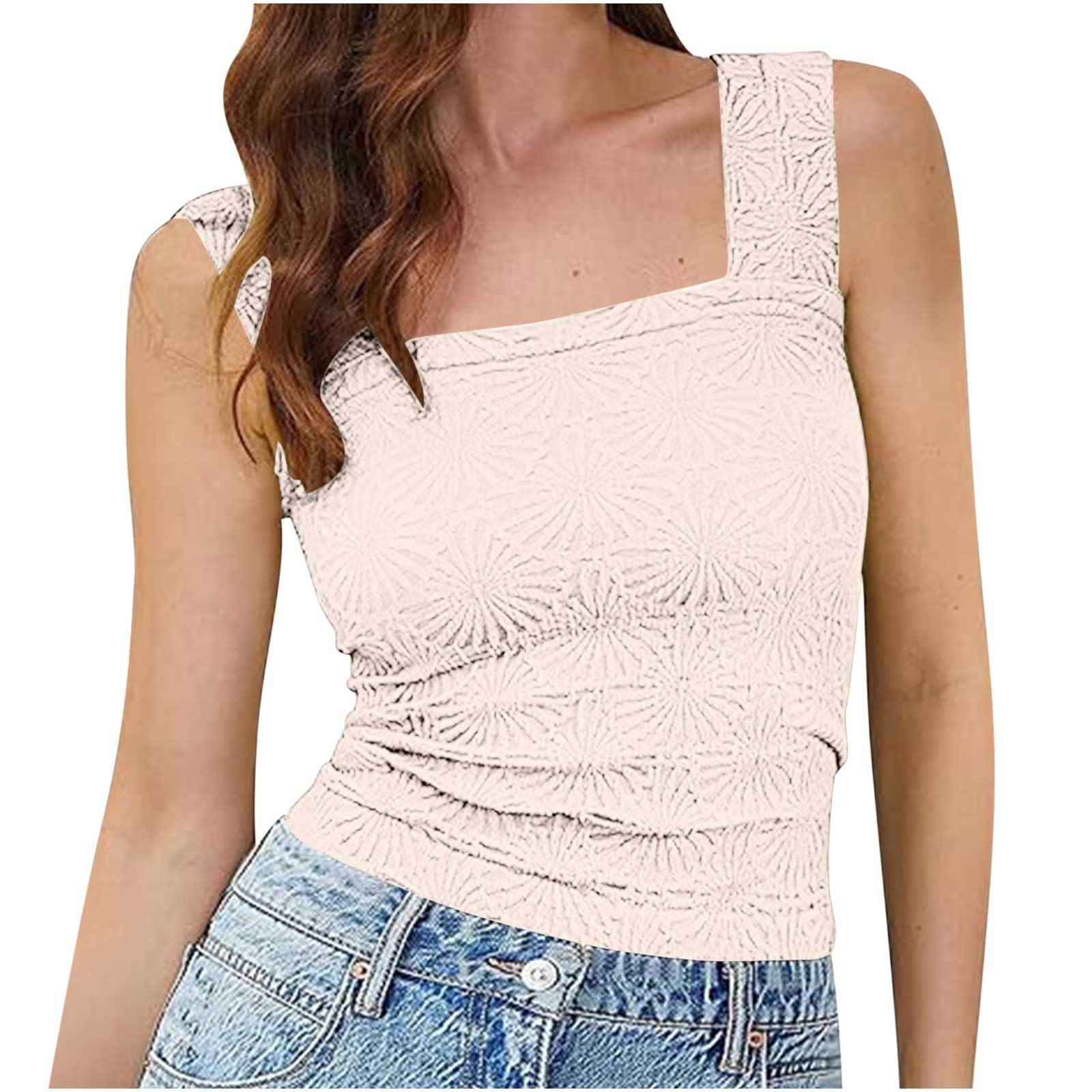 New Slim Fit Square Neck Vest